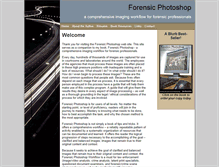 Tablet Screenshot of forensicphotoshopbook.com